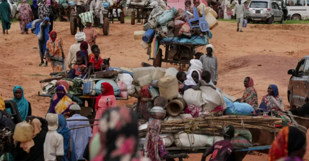 بعد 9 أشهر.. الصراع السوداني يخلف أكبر موجة نزوح في العالم بـ 7 ملايين شخص….
