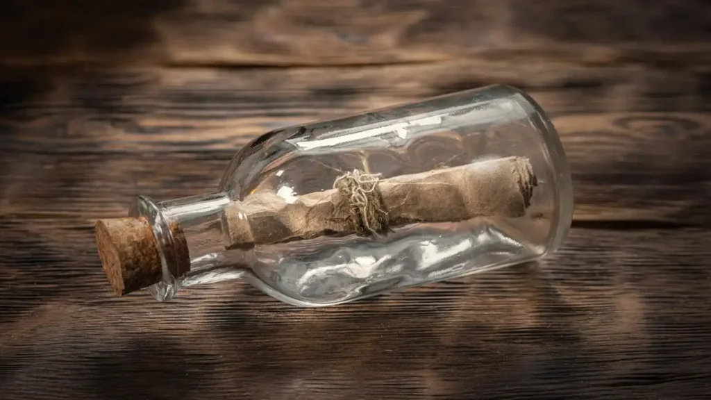 العثور على رسالة عمرها 200 عام تركها عالم آثار في زجاجة..