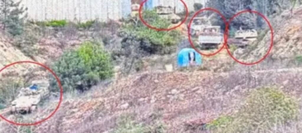 قبيل الاشتباكات.. صور توثق تسلل قوات إسرائيلية لجنوب لبنان