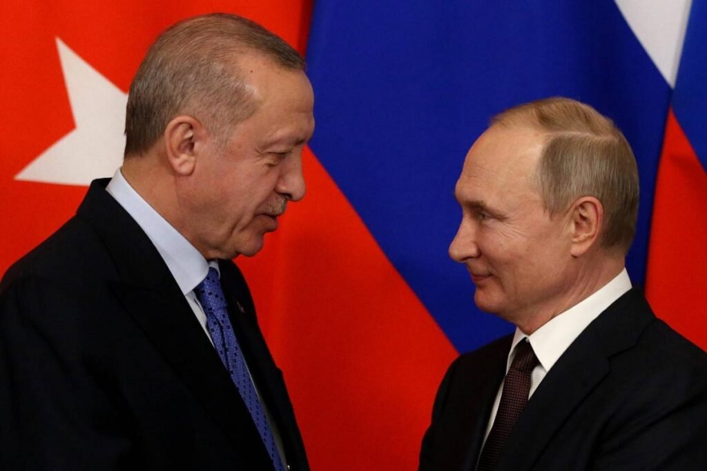 بوتين يبحث مع أردوغان الوضع في الشرق الأوسط…