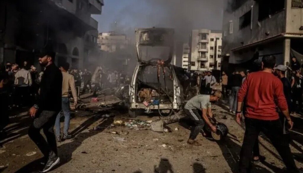 استشهاد 5 فلسطينيين بينهم طفل في قصف إسرائيلي بغزة