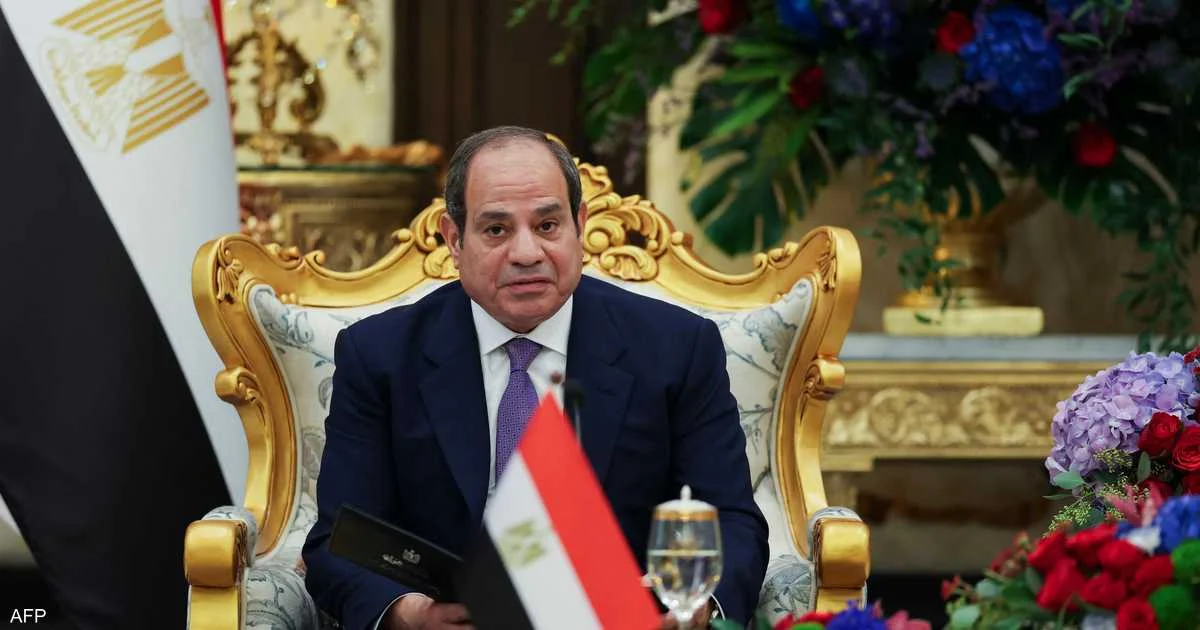 السيسي: مصر تعتمد على النيل في 98 بالمئة من مواردها المائية