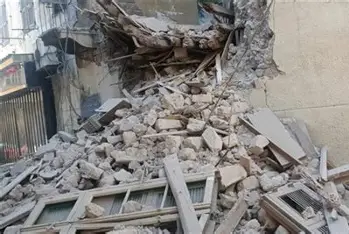 انهيار منزل من 3 طوابق في كفر الشيخ وإصابة 5 أشخاص